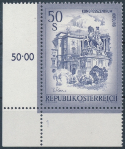 Briefmarke mit Symbolzahl(en)